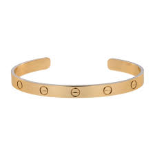 Free us shipping on orders over $50! Cartier Love 18k Rose Gold Cuff Bracelet Size 19 Cartier Buy At Truefacet