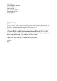 How To Write A Professional Resignation Letter With Samples Jofibo