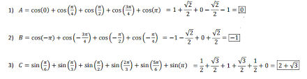 Cours sur le cercle trigonométrique et les valeurs remarquables du sinus, cosinus et de la tangente d'un angle. Http Math2cool Net 1s Evaluations 2015 2016 App 1s Trigo Pdf