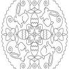 Mandala blumen ausmalbild mandalas mandala coloring. 1