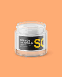 Download Opened Clear Glass Jar With White Gel Mockup In Jar Mockups On Yellow Images Object Mockups