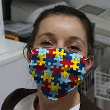 Causes of autism spectrum disorder are still unknown. Autism Awareness Puzzle Piece Cloth Face Mask Tagotee