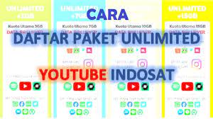 Cara beli paket unlimeted as. Cara Daftar Paket Unlimited Youtube Indosat 2021 Cara1001