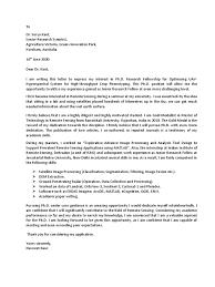Writing a great scientist cover letter is an important step in your job search journey. Cover Letter Remote Sensing Doctor Of Philosophy