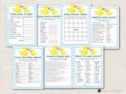 Rubber Ducky Baby Shower Games Rubber Duck Baby Shower Etsy Rubber Ducky Baby Shower Rubber Duck Baby Shower Baby Shower Games