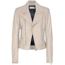 Balenciaga Leather Biker Jacket Beige Leather Jacket Leather Jacket Style Biker Jacket