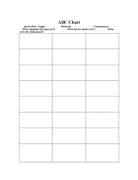 abc behavior chart free download