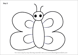 Draw the tail and the head. Learn How To Draw A Butterfly Using Number 3 Animals With Numbers Step By Step Drawing Tutorials