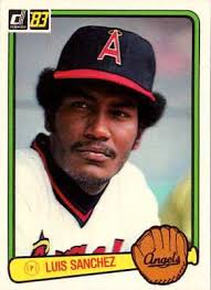 Luis Sanchez #519 1983 Donruss California Angels