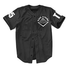 Black Pyramid The Home Run T Shirt Baseball Jersey Liked On Polyvore Featuring Tops T Shirts Jerseys Shirts Ba Shirts Pyramid Clothing Baseball Jerseys