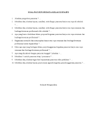 Maybe you would like to learn more about one of these? Soal Pat Seni Budaya Kelas Xi Ipa Ips