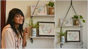 Easy diy floating shelves no bracket | diy creators. Diy Hanging Rope Shelves Inexpensive Interior Design Tutorial Youtube