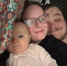 Large iced fizz with blue raspberry and vanilla