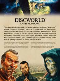 What made it special however was that players could create their own new cards on provided blank cards. Ankh Morpork Rules Treefrog Games