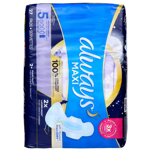 Always Maxi Pads - 27 Count - Brookshire's