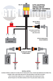 Connect all the plugs from the ballast to the bulb as shown in the diagrams. 30 Unique Hid Headlight Relay Wiring Diagram Headlights Relay Car Interior Hacks
