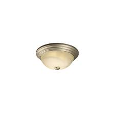 These type of light fixtures will enhance the style of a space, illuminating a. Hampton Bay Flushmount Ceiling Light Fixture In Pewter With Marbled Glass The Home Depot Canada