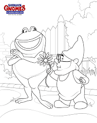 1280 x 905 file type: Free Printable Sherlock Gnomes Coloring Pages