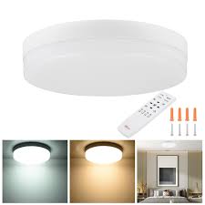 Yescom 36w 11 Dimmable Led Ceiling Light Round Flush Mount Remote Control Lamp 3000 To 6000k Walmart Com Walmart Com