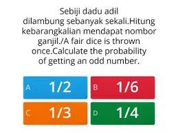 Rancangan pengajaran tahunan matematik tingkatan 2 (kssm) 2018. Kebarangkalian Mudah Matematik Tingkatan 2 Sumber Pengajaran