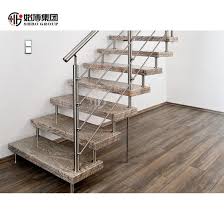 Single post railing for installation in ground ornamental crown molding short top rail for 1 or 2 steps! China Stainless Baluster For Philippines Customers China Stair Railing Stair Handrail