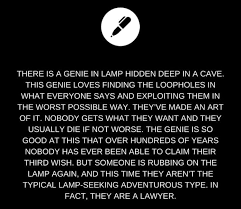 Genie Lamp In The Desert The Genie I Side Is Very Good At Finding Loop Holes The Newest Person To Find Creative Writing Prompts Writing Promts Writing Promps