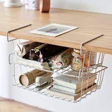 The desk shelf is a great example of this philosophy in action. Multi Purpose Hanging Under Desk Shelf Bookshelf Storage Rack Cabinet Basket Household Home Office Kitchen Organizer Sale Banggood Com