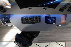 Natürlich ist jeder parisot schreibtisch stahl direkt in unserem partnershop erhältlich und kann somit sofort bestellt werden. Gamer Tisch Pc Schreibtisch Inkl Led Beleuchtung Set Up Von Parisot Grau Schwarz