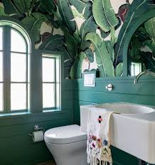Cheap wallpapers, buy quality home improvement directly from china suppliers:custom wall mural wallpaper european style nordic simplicity rain forest plant banana leaf pastoral wall painting wallpaper 3d enjoy free shipping worldwide! Top 10 Stunning Bathroom Design Trends Yeg 2021 Pwf Floors Decors