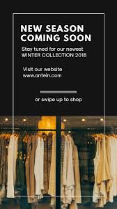 Add products and descriptions to your online boutique. New Clothing Line Launch Coming Soon Instagram Story Ad Template Instagram Story Ads Instagram Story Promotional Design