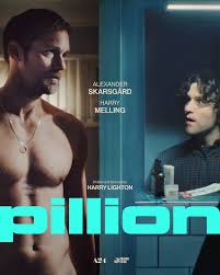 A swooning, boundary-testing romance.” (LA Times) 💫 🎬 PILLION,  protagonizada por Alexander Skarsgård y Harry Melling, ya está en cartelera  en Fine Arts Miramar. ❤️‍🔥 🎟️ home.caribbeancinemas.com/movie/pillion  #lgbtqia #FineArts