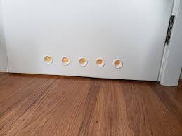 Ummm, as far as i know vapor is not the same as smoke. Holes In The Bathroom Door I Think They Re To Let Steam Out Slowly As There Was A Sign Saying That The Steam Would Set Off The Fire Alarm They Also Make A
