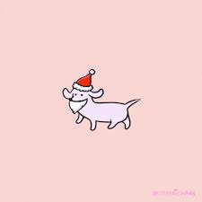 Cute cartoon puppys 56471 gifs. Merry Christmas Animation Gif By Stefanie Shank Dog Animation Puppy Cartoon Cute Animal Drawings Kawaii