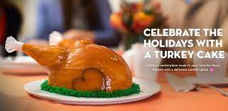 I Think This Ice Cream Turkey Cake From Baskin Robbins Will Be Making An Appearance At My Thanksgiving Dinner This Year Turkey Cake Creamed Turkey Cake Recipes