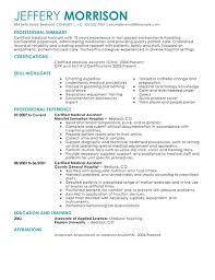Professional Medical Assistant Resume Examples Healthcare Support Livecareer