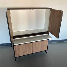 Preise vergleichen und bequem online bestellen! Cadro Pc Schrank Homeoffice Perfekt Organisiert Bruns Vitrinen De