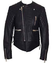 Balenciaga Leather Biker Jacket Jackets Biker Jacket Womens Biker Jacket