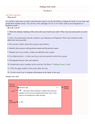 Gift bags are often made. Making Note Cards Why Do It Tip Sheet 4