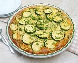 Zucchini Herb Frittata Is An Egg Based Dish Filled With Zucchini Recipe Zucchini Frittata Bacon Frittata