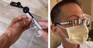 This Tiktok Hack Shows You How To Make Wearing Masks More Comfortable Using Your Glasses In 2020 Easy Face Mask Diy Face Masks For Kids Mask For Kids