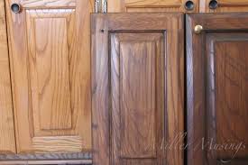 Gel Stain Cabinets And Trim Stained Kitchen Cabinets Staining Cabinets Staining Oak Cabinets
