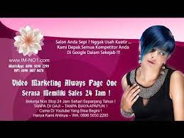 Mar 05, 2019 · 50 ayat iklan promosi cun. Video Promosi Halaman Satu Google Cara Meramaikan Salon Kecantikan Anda Dalam Sekejab Youtube