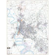 The map below shows a simple count for violent crime in baton rouge metro, and will closely resemble state population maps. Baton Rouge La Wall Map Shop City County Maps