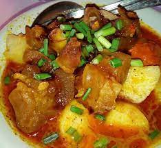 Gambar Lontong Kikil Resep Masakan Makanan Resep