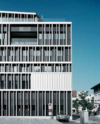 Bechter Zaffignani Architekten Rasmus Norlander Raiffeisenbank Im Rheintal Facade Architecture Architecture Office Building Architecture