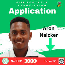 Transfer Deadline Update: ⚽🚨 Former Fiji U17 captain and Nadi FC defender  Aron Naicker has applied for a transfer to Suva FC 🔄. #FootballTransfers  #FijiFootball #SuvaFC