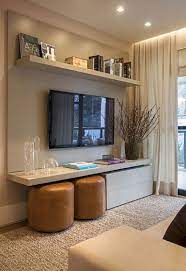 Another great idea for a small room is to mount the tv on a wooden feature wall. Pin On Decor Ideas