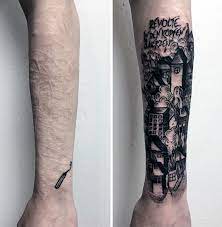 This guy decided to have this tattoo done a year after surviving a life threatening accident. 50 Amazing Scar Cover Up Tattoos Demilked