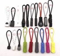 PVC Rubber Zipper Pullers - Customizable Plastic Sliders