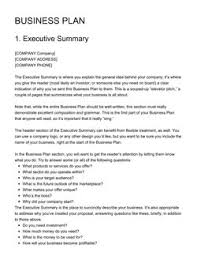 Business Plan Templates 7 Free Samples 2020